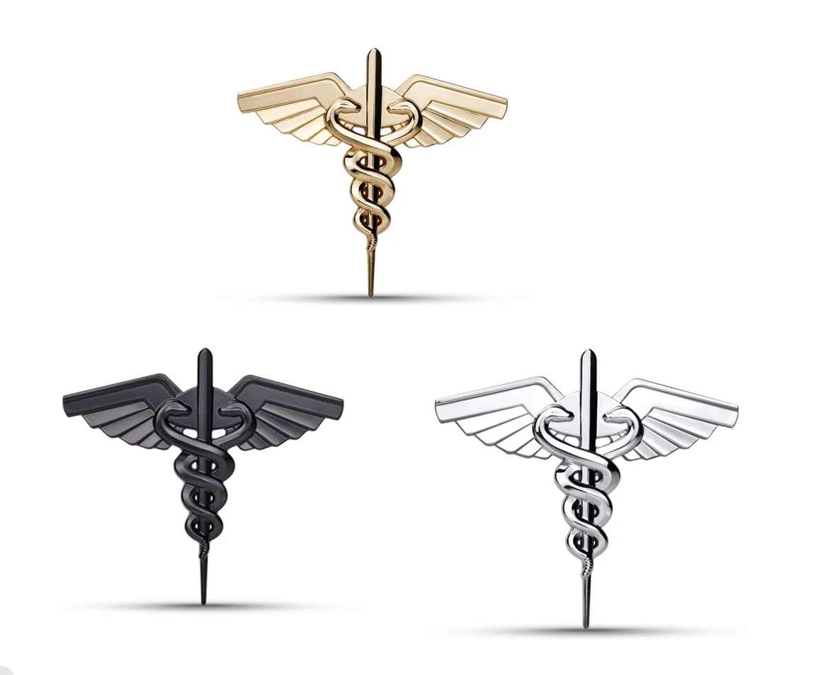 3D Metal Caduceus Medical Car Emblem - Winged Snake Chrome Metal Badge Nurse Doctor Gift for Car Truck SUV Etc.
3D Metal Caduceus Medical Car Emblem - Winged Snake Chrome Metal Badge Nurse Doctor Gift for Car Truck SUV Etc.
