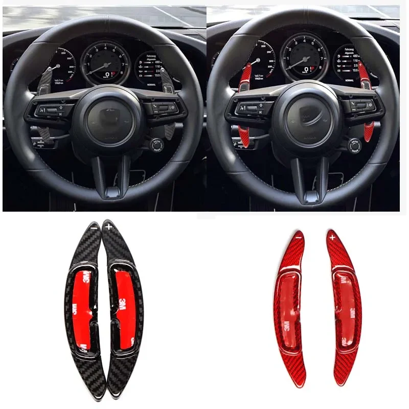 For Porsche Taycan 991 922 Panamera Macan 2021-22 Carbon Fiber Car Steering Wheel Paddle Shifter Shift Extension
For Porsche Taycan 991 922 Panamera Macan 2021-22 Carbon Fiber Car Steering Wheel Paddle Shifter Shift Extension