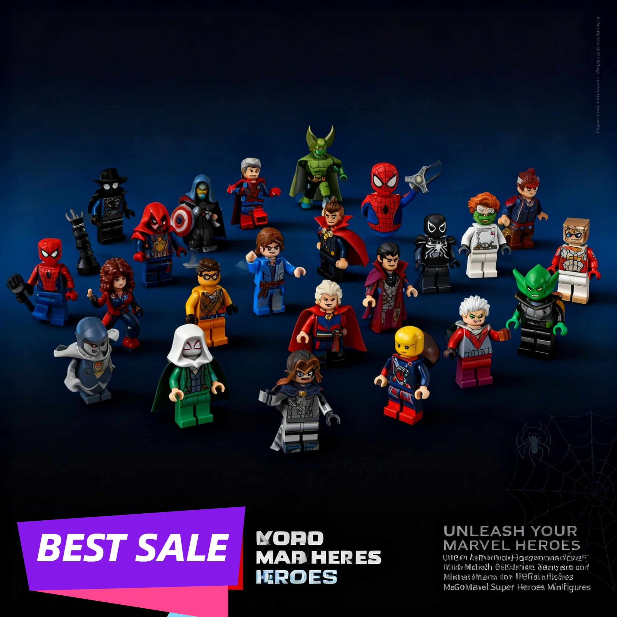 2026 New Spider Man Mini Action Figures Building Blocks Bricks Toys Gifts For Children Party Gifts
2026 New Spider Man Mini Action Figures Building Blocks Bricks Toys Gifts For Children Party Gifts