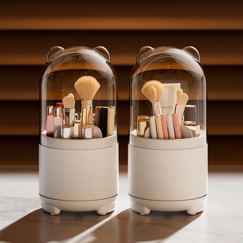 Spinning Makeup Brush Holder Dustproof Container for Beauty Brushes Pencils Desktop Organizer
Spinning Makeup Brush Holder Dustproof Container for Beauty Brushes Pencils Desktop Organizer