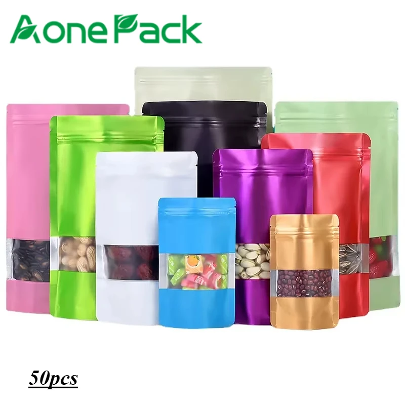 50pcs Custom Digital Printing Nut Snack Tea Coffee Bags Organic Doypack with Window Ziplock Stand Up Packaging Pouches
50pcs Custom Digital Printing Nut Snack Tea Coffee Bags Organic Doypack with Window Ziplock Stand Up Packaging Pouches
