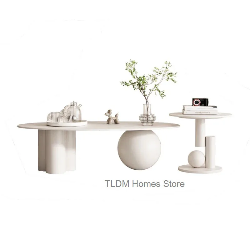 Italian Slate Coffee Table Combination Living Room Home Small Apartment Sofa Side Table Light Luxury Modern Simple Oval Tables
Italian Slate Coffee Table Combination Living Room Home Small Apartment Sofa Side Table Light Luxury Modern Simple Oval Tables