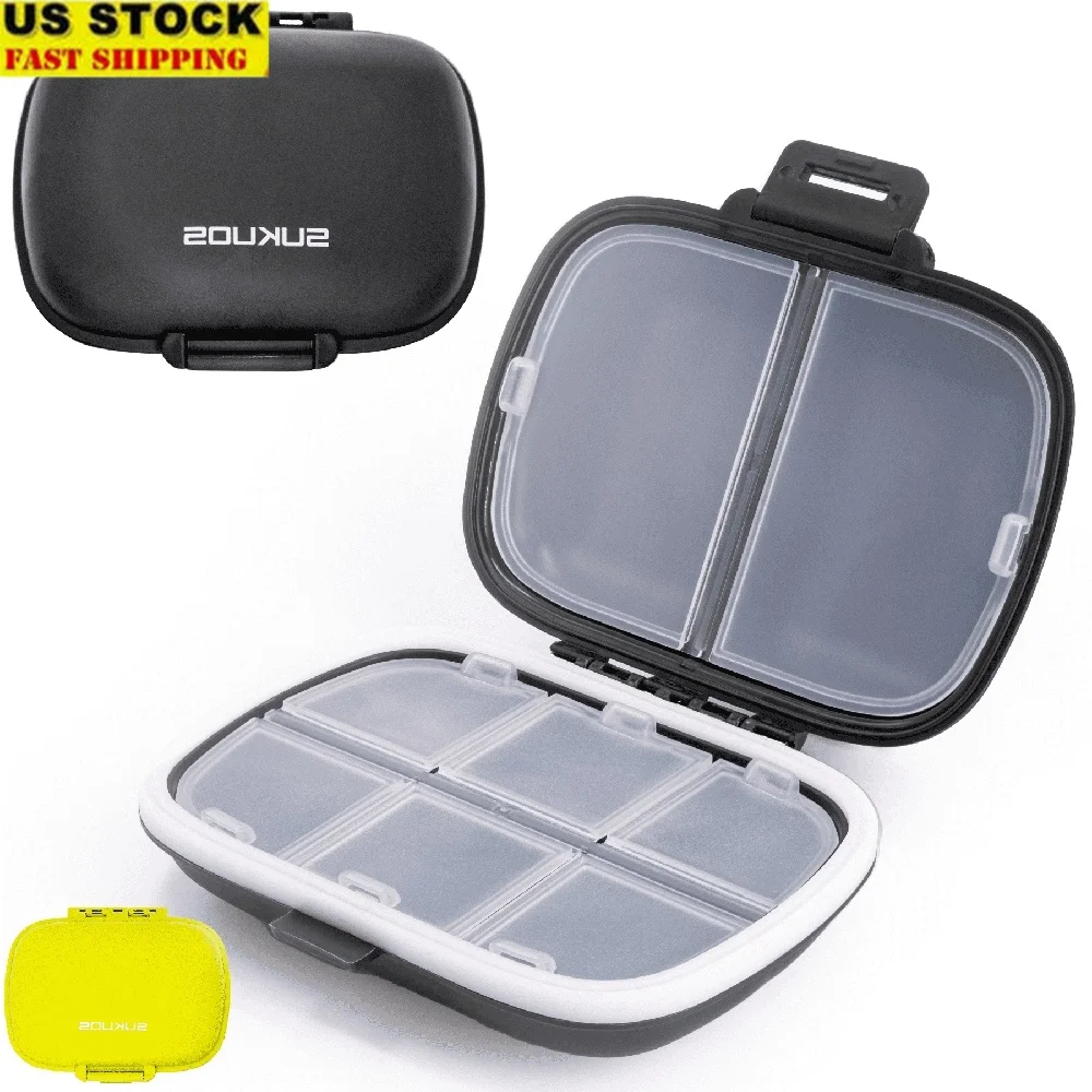 Extra Large Daily Use Pill Organizer Easy Open 8 Compartments Portable Travel Pill Box Dispenser BPA Free Medicine Holder
Extra Large Daily Use Pill Organizer Easy Open 8 Compartments Portable Travel Pill Box Dispenser BPA Free Medicine Holder