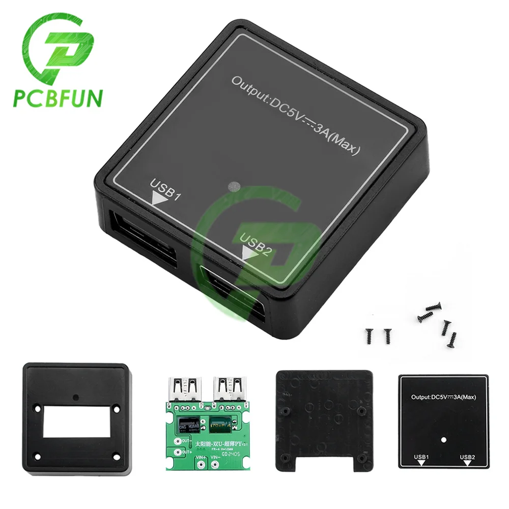 5V3A Dual USB Smart Voltage Regulator Solar Panel Mobile Power Voltage Controller Voltage Regulator Charger 5-30V for DIY
5V3A Dual USB Smart Voltage Regulator Solar Panel Mobile Power Voltage Controller Voltage Regulator Charger 5-30V for DIY