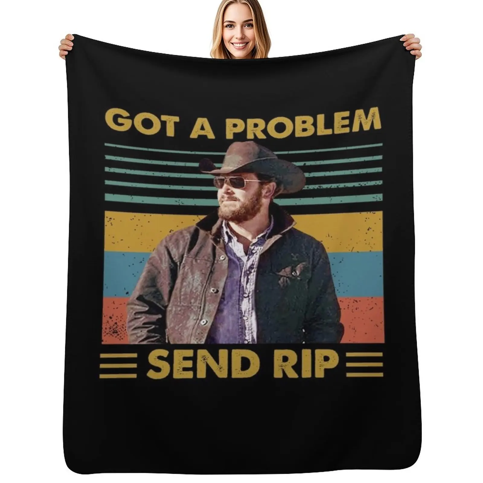 Rip Wheeler Got A Problem Send Rip Vintage LsAmerican TV series Unisex Throw Blanket for sofa Softest Soft Beds manga Blankets
Rip Wheeler Got A Problem Send Rip Vintage LsAmerican TV series Unisex Throw Blanket for sofa Softest Soft Beds manga Blankets