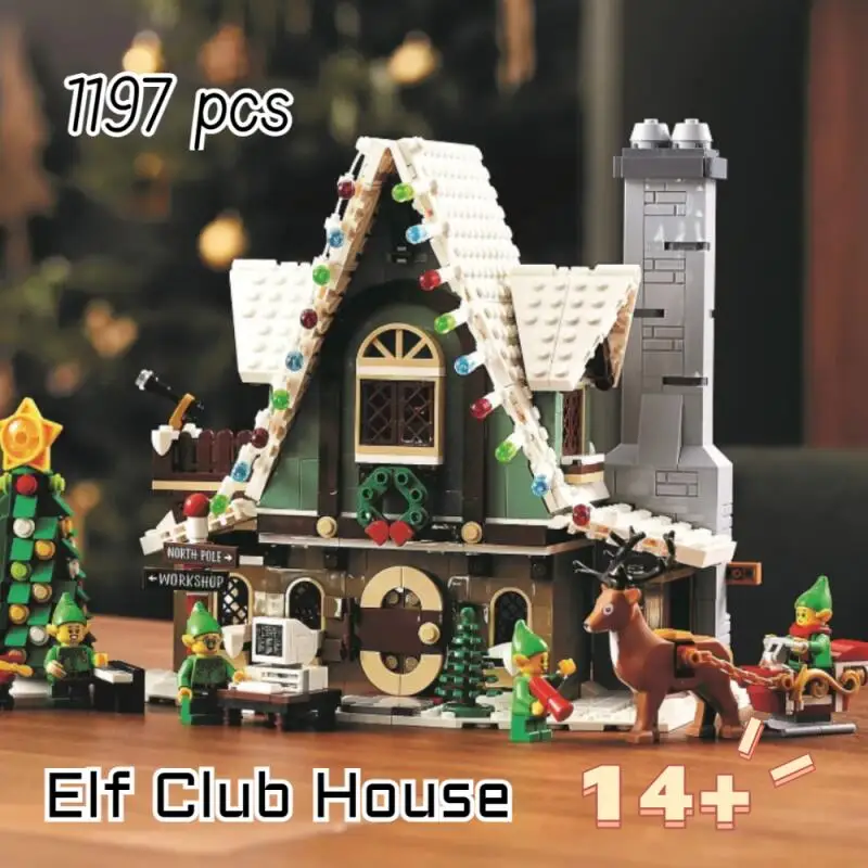 Бестселлер 10275 Fairy Club House 1197 шт., креативная сборка, строительные наборы, игрушки для детей, друзей, рождественский подарок, игрушка
Бестселлер 10275 Fairy Club House 1197 шт., креативная сборка, строительные наборы, игрушки для детей, друзей, рождественский подарок, игрушка