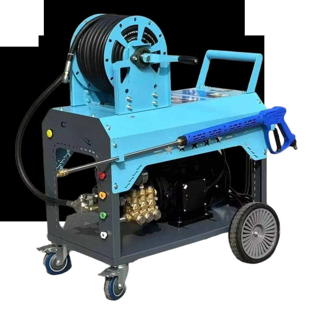 130Bar 20LPM High-pressure Drainage Pipe Cleaning Machine 2900psi Can Be Used for Pipeline Cleaning Below
130Bar 20LPM High-pressure Drainage Pipe Cleaning Machine 2900psi Can Be Used for Pipeline Cleaning Below