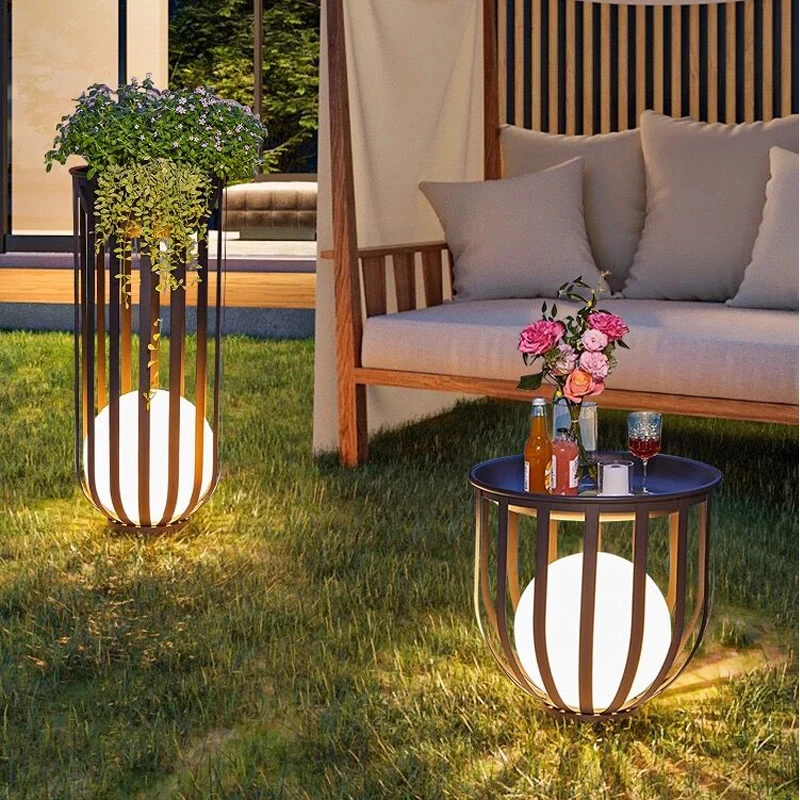Modern Garden Tea Table Light Waterproof Lawn Lamp Solar Energy LED Landscape Lamp Outdoor Atmosphere Floor Lighting
Modern Garden Tea Table Light Waterproof Lawn Lamp Solar Energy LED Landscape Lamp Outdoor Atmosphere Floor Lighting