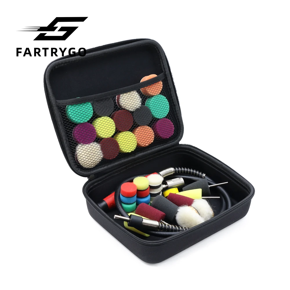 FARTRYGO Tire Polishing Sponge Ball Polishing Cone Set Car Hub Buffing Sponge Polishing Kit For Car Polisher M14 Drill Adapter
FARTRYGO Tire Polishing Sponge Ball Polishing Cone Set Car Hub Buffing Sponge Polishing Kit For Car Polisher M14 Drill Adapter