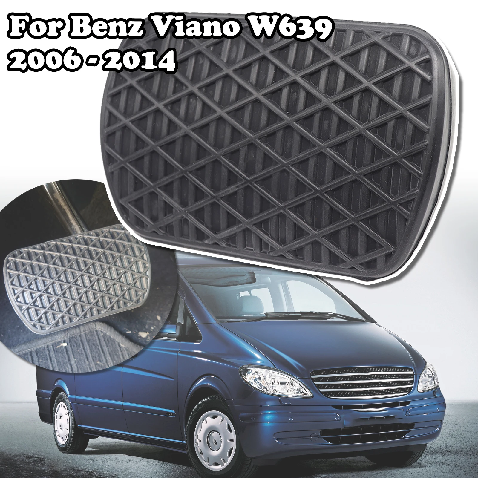 Car Automatic Black Rubber Brake Clutch Foot Pedal Pad Covers For Benz Viano W639 2006 2007 2008 - 2014 A1232910082 68013457AA
Car Automatic Black Rubber Brake Clutch Foot Pedal Pad Covers For Benz Viano W639 2006 2007 2008 - 2014 A1232910082 68013457AA