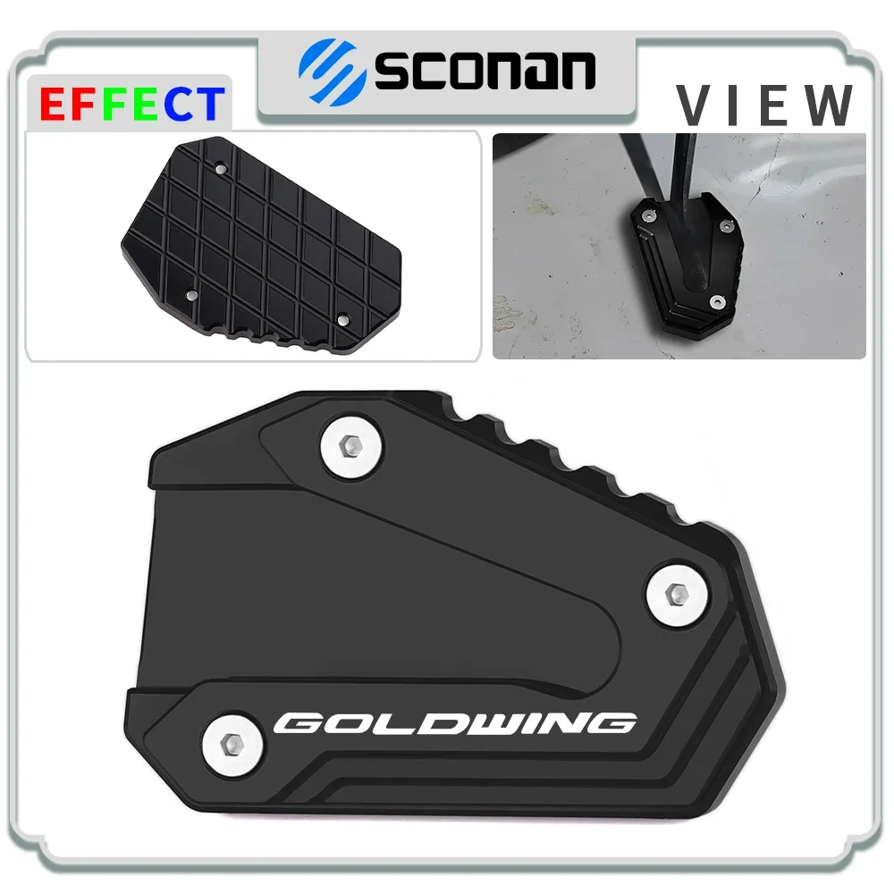 For Honda GOLDWING GL1800 Goldwing GL 1800 2002-2017 Side Kickstand support Stand Extension Enlarger Pad Motorcycle Accessories
For Honda GOLDWING GL1800 Goldwing GL 1800 2002-2017 Side Kickstand support Stand Extension Enlarger Pad Motorcycle Accessories