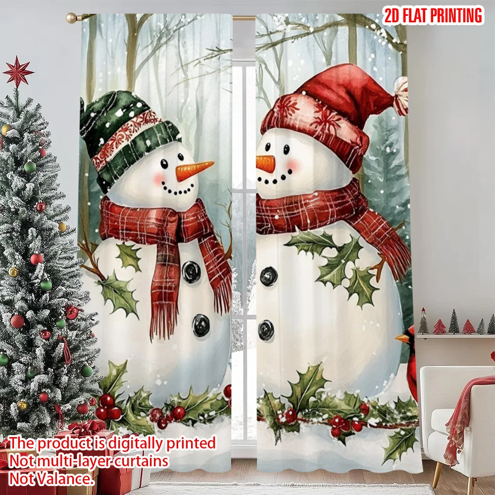 2pcs 2D flat printing Christmas Drapes Christmas Surprise Polyester Without Electricity Family Party Perfect for bedroom living
2pcs 2D flat printing Christmas Drapes Christmas Surprise Polyester Without Electricity Family Party Perfect for bedroom living