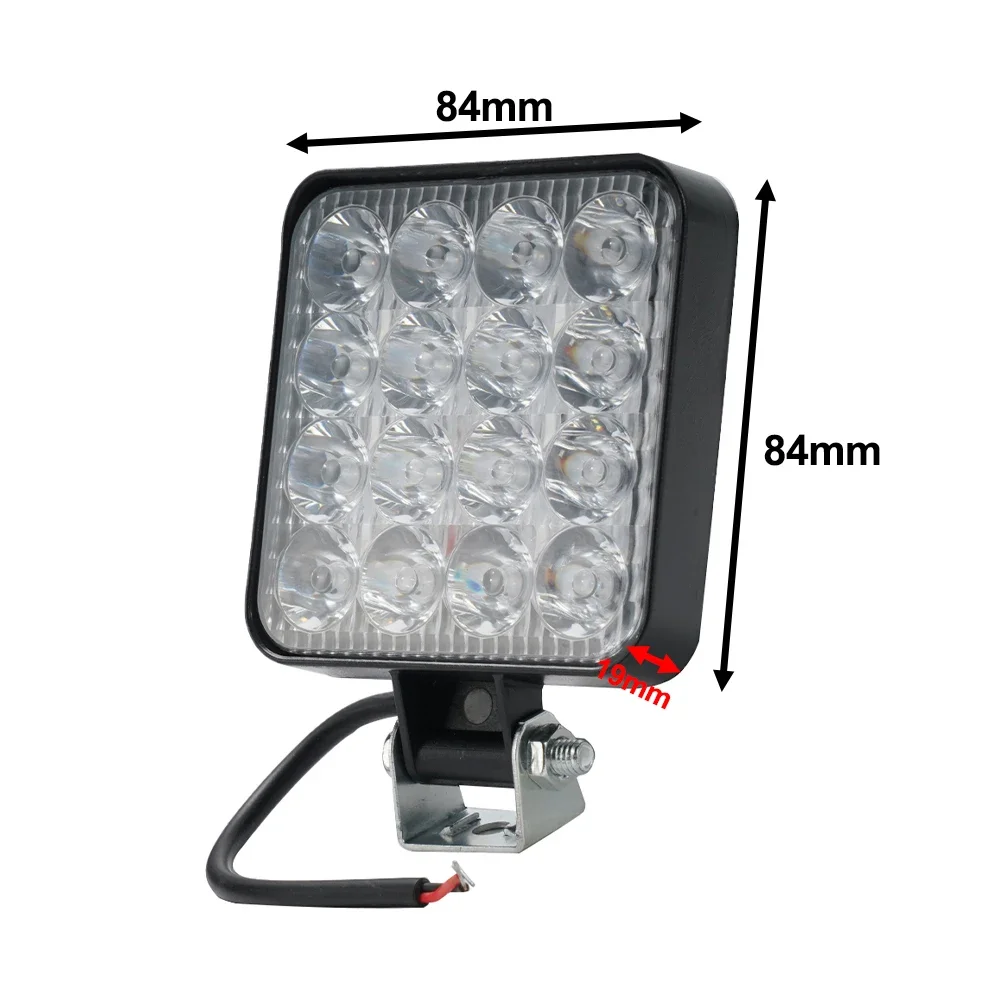 1PC 16LEDs Work Light Pod Lighting Truck Off Road Tractor 12v 1200LM ABS LED White Yellow Red Blue Spotlight 50000H
1PC 16LEDs Work Light Pod Lighting Truck Off Road Tractor 12v 1200LM ABS LED White Yellow Red Blue Spotlight 50000H