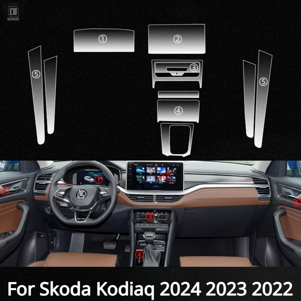 For Skoda Kodiaq 2024 2023 2022 Accessories Car Interior Film Transparent TPU Gear Panel Center Console Anti-scratch Sticker
For Skoda Kodiaq 2024 2023 2022 Accessories Car Interior Film Transparent TPU Gear Panel Center Console Anti-scratch Sticker