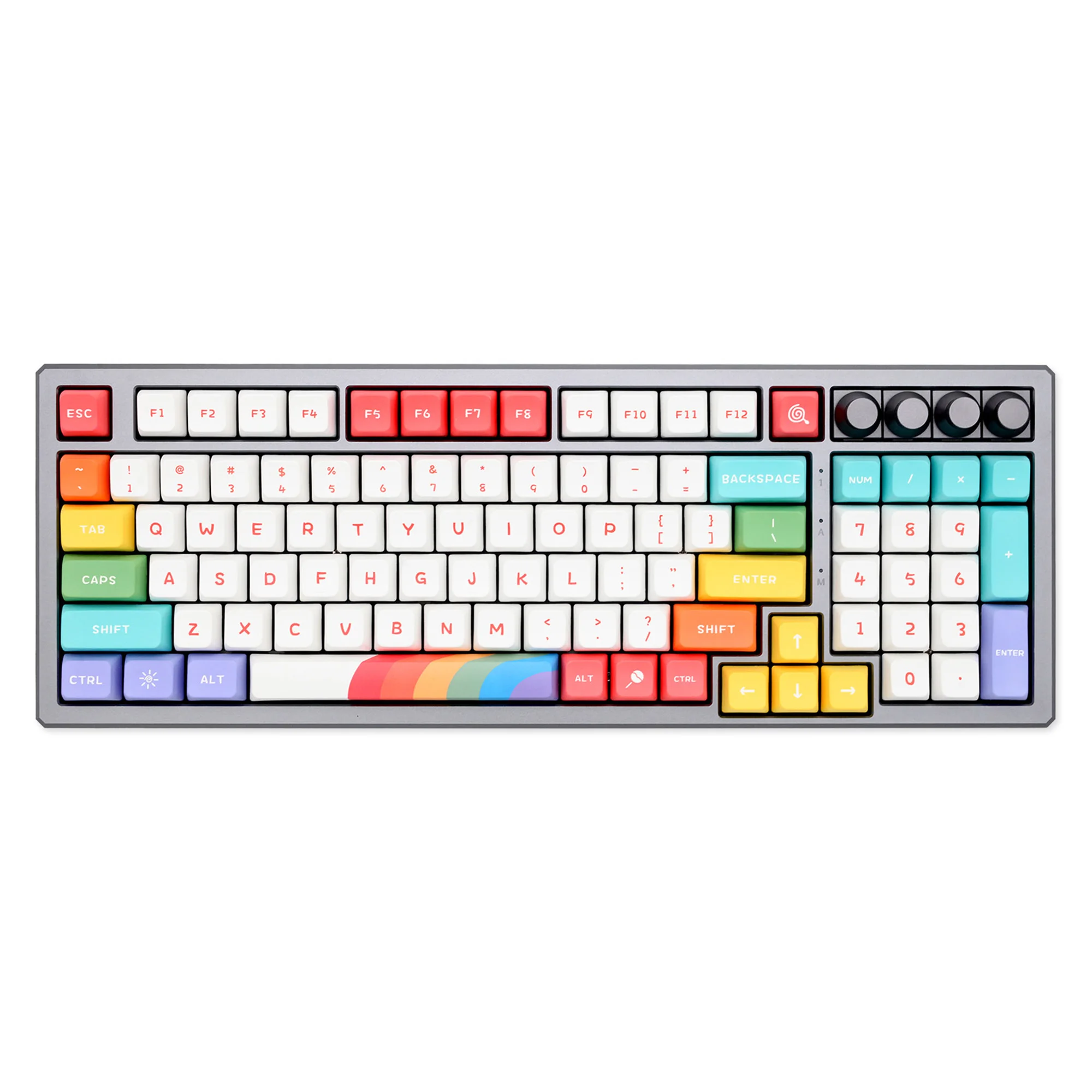 Набор клавишных колпачков GKs Rainbow для механической клавиатуры 60 87 tkl 104 ansi bm60 bm65 bm68 cstc75
Набор клавишных колпачков GKs Rainbow для механической клавиатуры 60 87 tkl 104 ansi bm60 bm65 bm68 cstc75