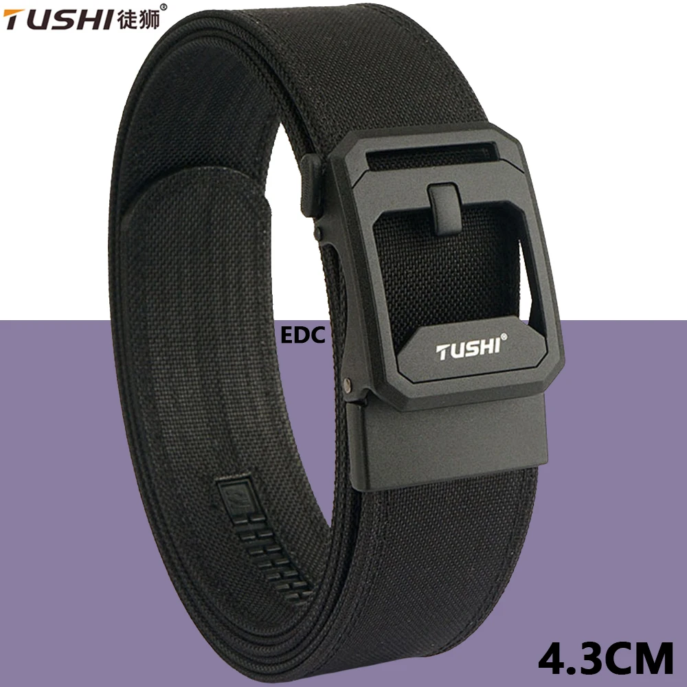 TUSHI New 43mm Tactical Gun Belt for Men and Women 1100D Nylon Metal Automatic Buckle Police Military Belt Hunting IPSC Girdles
TUSHI New 43mm Tactical Gun Belt for Men and Women 1100D Nylon Metal Automatic Buckle Police Military Belt Hunting IPSC Girdles