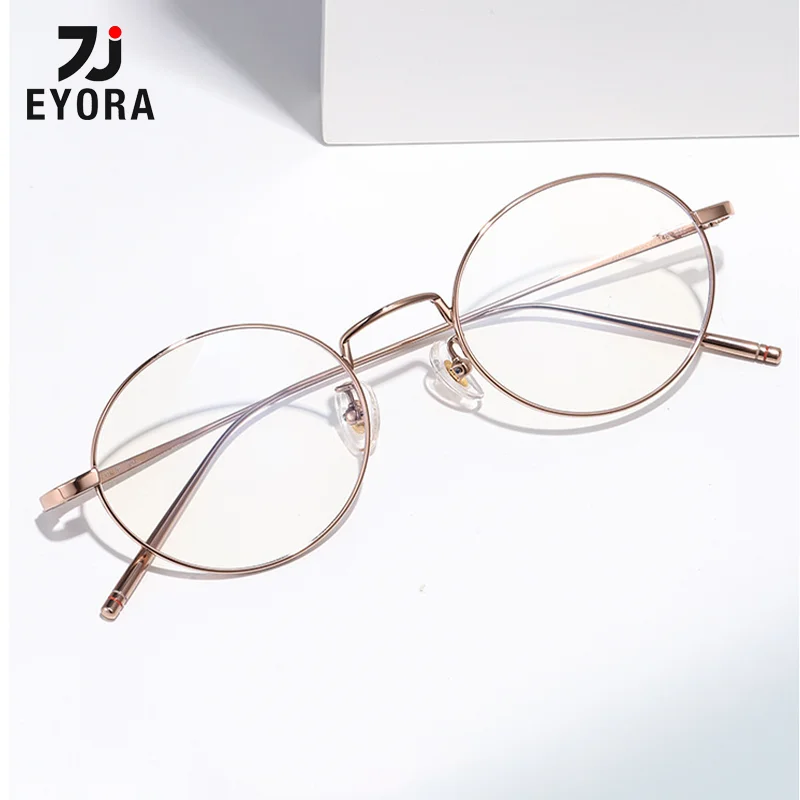 EYORA Ultralight Oval Half Titanium Reading Glasses Myopia Eyewear Hyperopia Anti Blue Light Progressive Photochromic Eyeglasses
EYORA Ultralight Oval Half Titanium Reading Glasses Myopia Eyewear Hyperopia Anti Blue Light Progressive Photochromic Eyeglasses