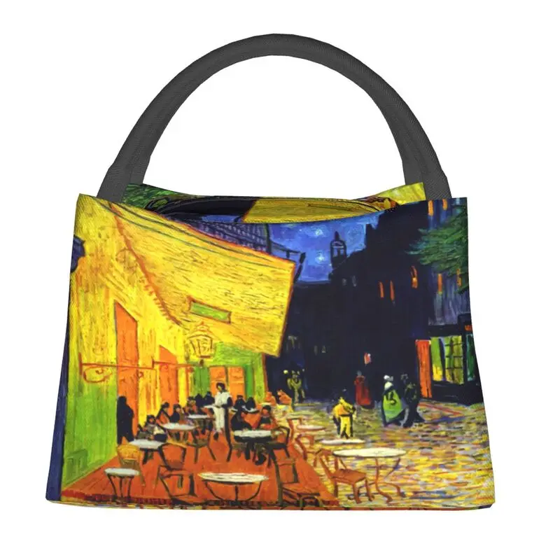Custom Cafe Terrace At Night Insulated Lunch Bag for Resuable Vincent Van Gogh Painting Cooler Thermal Bento Box Work Picnic
Custom Cafe Terrace At Night Insulated Lunch Bag for Resuable Vincent Van Gogh Painting Cooler Thermal Bento Box Work Picnic