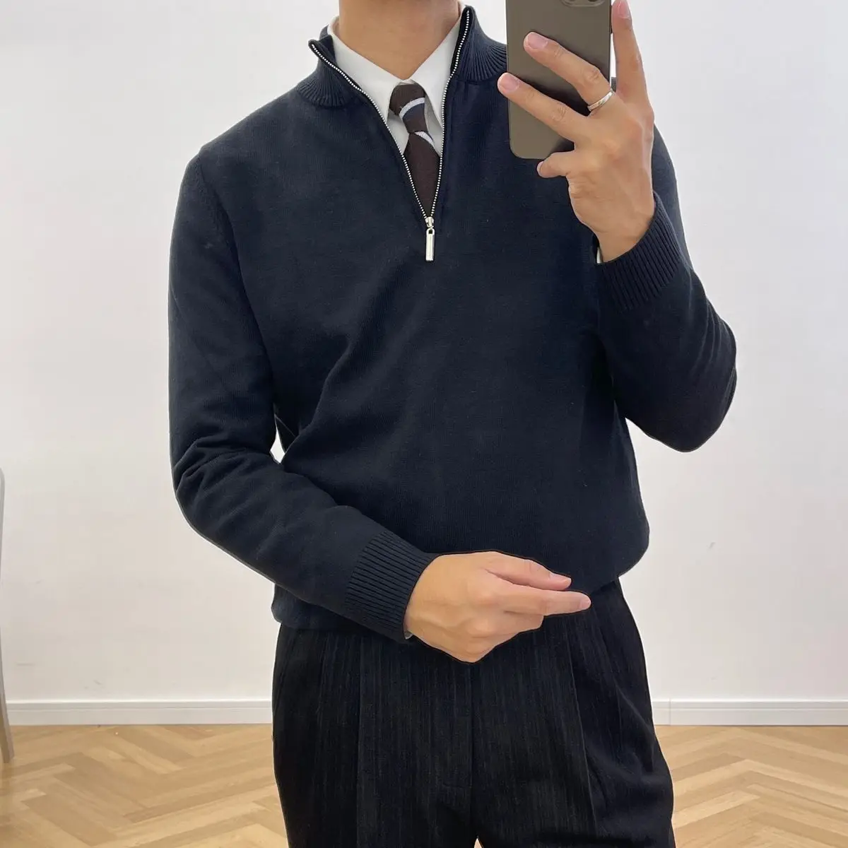 Faionable Casual Men's f High Collar Knitwear Warm Autumn Winter Zipper Closure Leisure Sle Long Sve Sweater Coat
Faionable Casual Men's f High Collar Knitwear Warm Autumn Winter Zipper Closure Leisure Sle Long Sve Sweater Coat