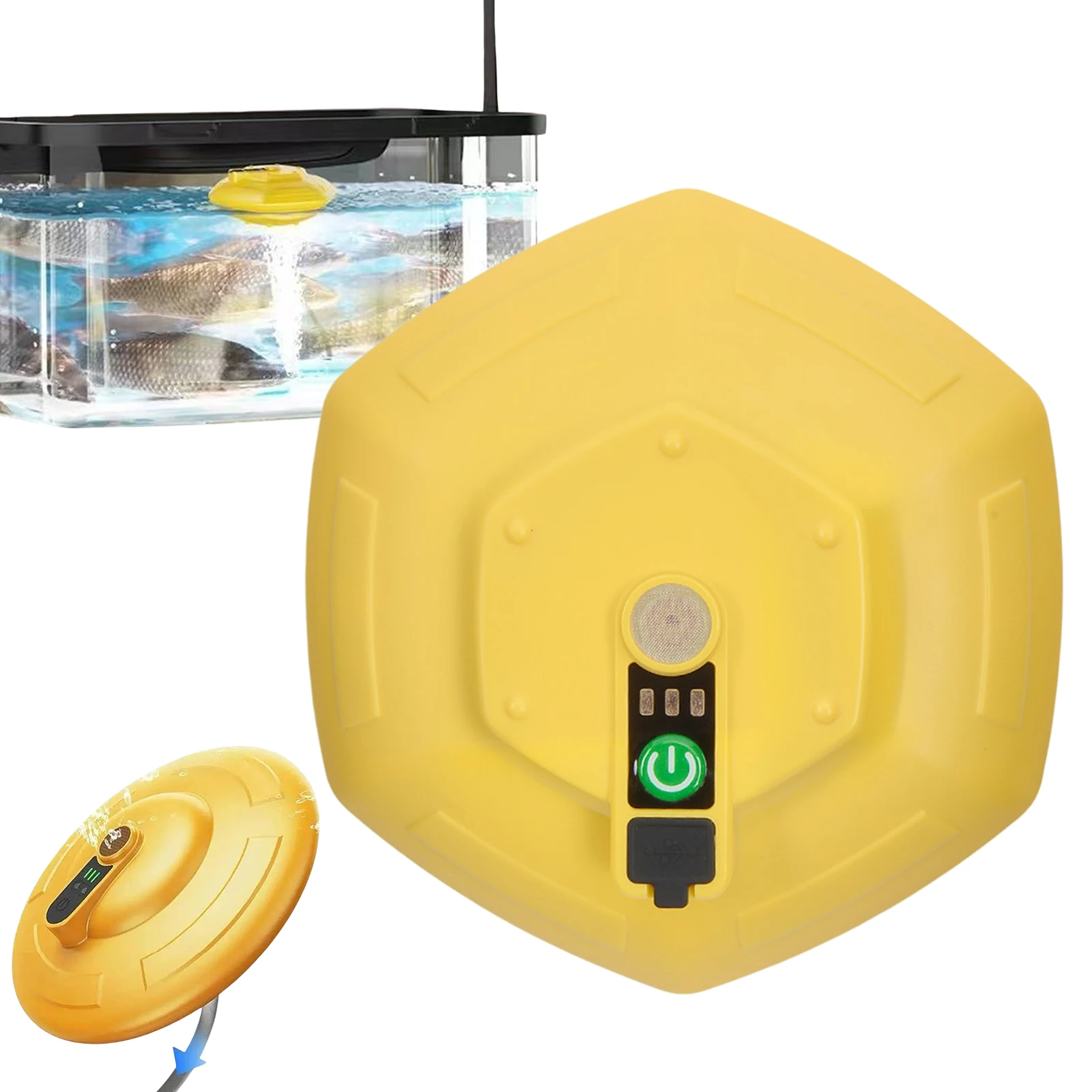 Floating & Rechargeable Portable Live Bait Aerator IPX7 Waterproof Type-C Charging Electric Oxygen Pump for Live Minnows
Floating & Rechargeable Portable Live Bait Aerator IPX7 Waterproof Type-C Charging Electric Oxygen Pump for Live Minnows