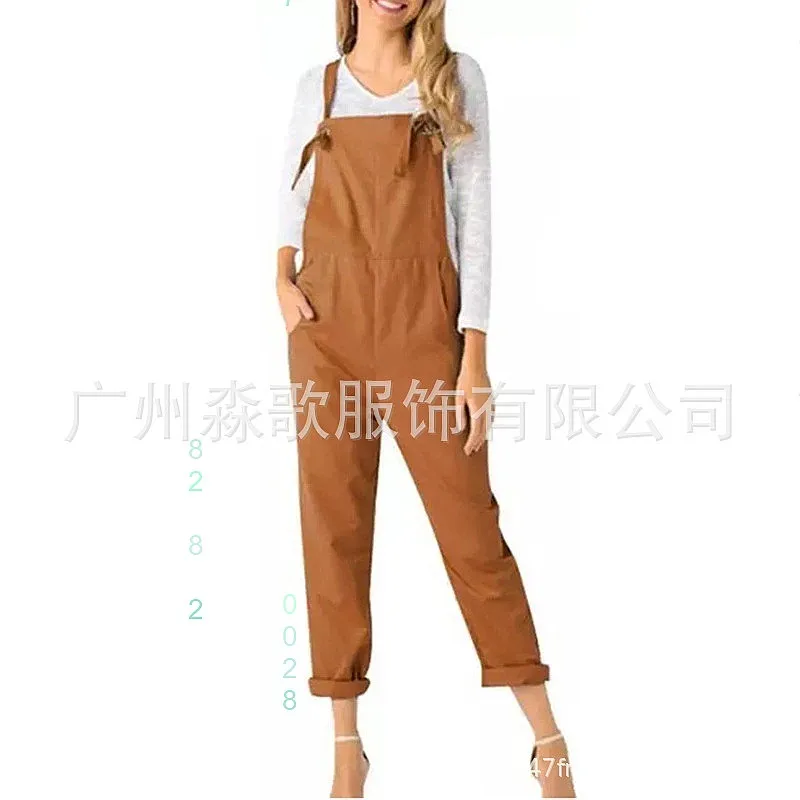 Solid Cotton Linen Jumpsuit Overall Playsuit Spring Summer Matching Set
Solid Cotton Linen Jumpsuit Overall Playsuit Spring Summer Matching Set