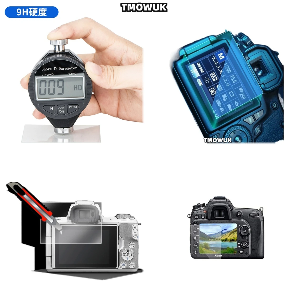For Canon 200D 200DII, Durable Glass Screen Protector, Anti-Shock, Quick Install, No Residue.
For Canon 200D 200DII, Durable Glass Screen Protector, Anti-Shock, Quick Install, No Residue.