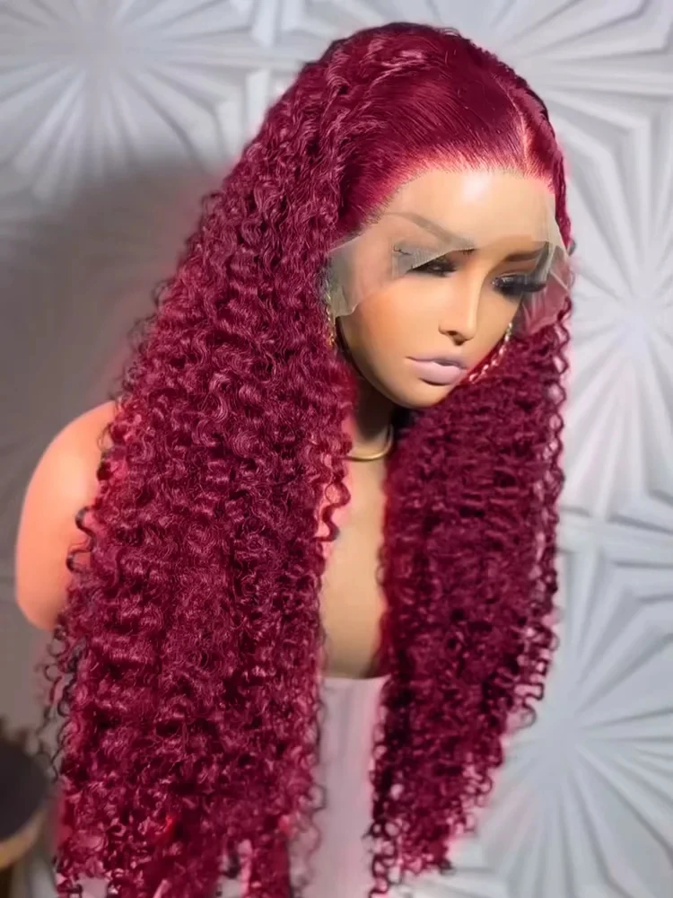 Deep Wave Wine Red Colored Brazilian 100% Human Hair For Women 99J Burgundy 13X6 Hd Lace Frontal Human Hair 13X4 Lace Front Wigs
Deep Wave Wine Red Colored Brazilian 100% Human Hair For Women 99J Burgundy 13X6 Hd Lace Frontal Human Hair 13X4 Lace Front Wigs