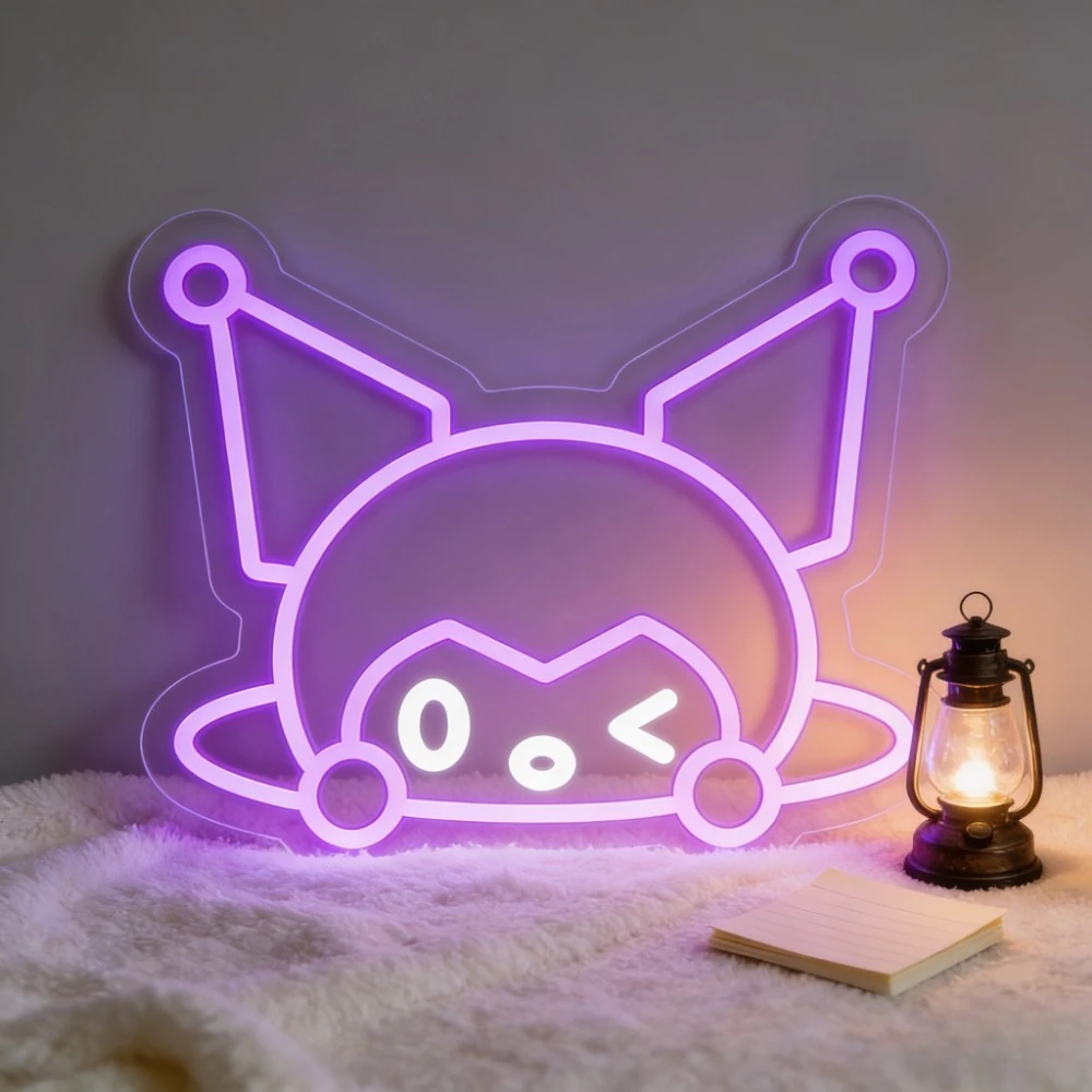Светодиодная неоновая вывеска Kuromi в лежачей позе, USB-светильник с регулировкой яркости для комнаты девочки, игровой зоны, офиса, настенный декор, эстетичный декор, подарки для девочек
Светодиодная неоновая вывеска Kuromi в лежачей позе, USB-светильник с регулировкой яркости для комнаты девочки, игровой зоны, офиса, настенный декор, эстетичный декор, подарки для девочек