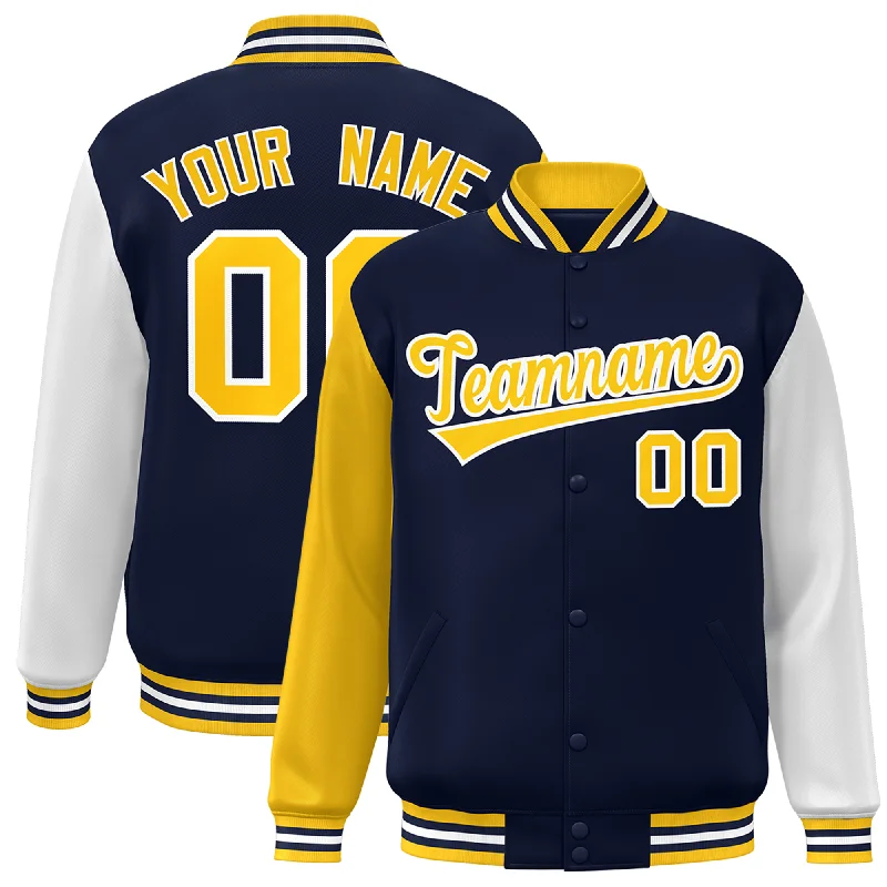 Custom Jackets Personalized Letterman Polyester Custom Logo Bomber Style Varsity Plus Size Men's Jackets
Custom Jackets Personalized Letterman Polyester Custom Logo Bomber Style Varsity Plus Size Men's Jackets