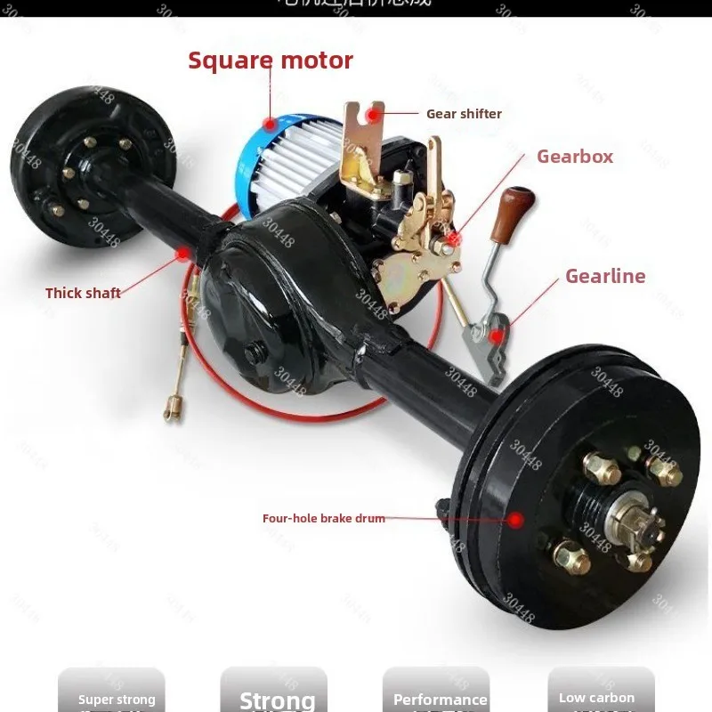 Electric Tricycle Rear Axle Assembly Heavy Duty 1 Ton Load Hill Climber Drum Brake Gear Shift Complete Set
Electric Tricycle Rear Axle Assembly Heavy Duty 1 Ton Load Hill Climber Drum Brake Gear Shift Complete Set