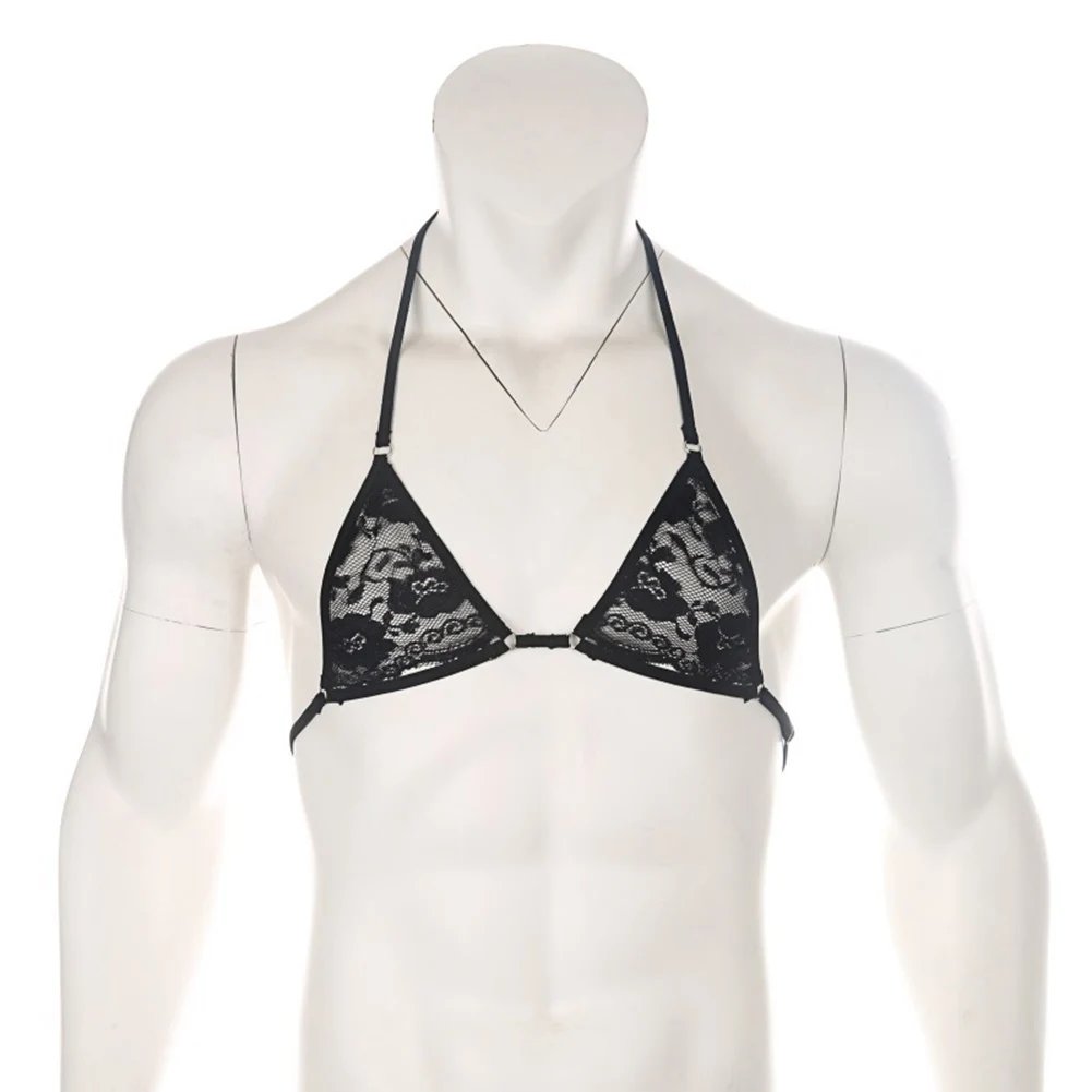 Lingerie Bra Holiday Vacation Flexible Halter Lace Men Nightwear Nylon Sexy Sheer Underneath Underwear Adjustable
Lingerie Bra Holiday Vacation Flexible Halter Lace Men Nightwear Nylon Sexy Sheer Underneath Underwear Adjustable