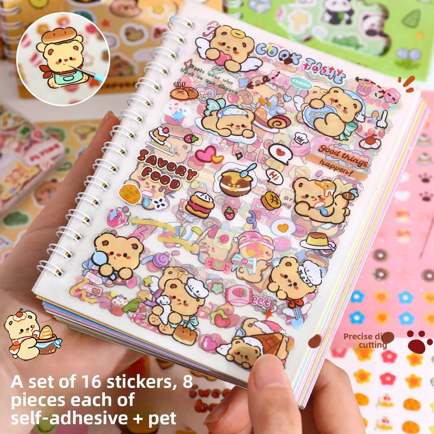 Cute Kpop Decorative Sticker Book Washi Paper Journal DIY Material Decoration Kawaii Stickers Scrapbooking Ins Stationery
Cute Kpop Decorative Sticker Book Washi Paper Journal DIY Material Decoration Kawaii Stickers Scrapbooking Ins Stationery