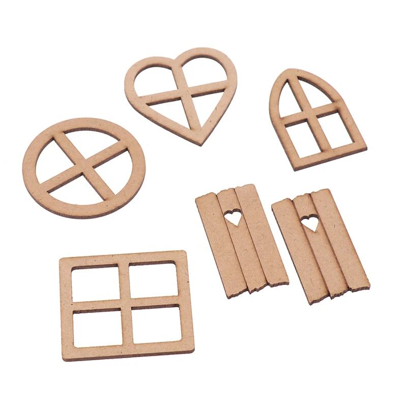 1:12 Dollhouse Hollow Wooden Window Door Toy Christmas garden Accessories DIY Dollhouse Miniature Accessories 6pcs
1:12 Dollhouse Hollow Wooden Window Door Toy Christmas garden Accessories DIY Dollhouse Miniature Accessories 6pcs