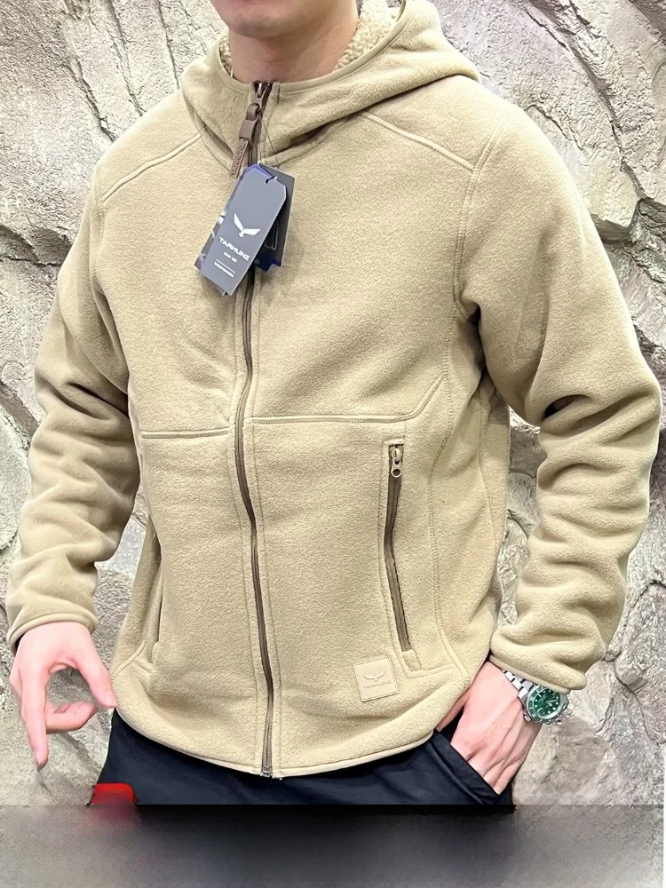 Lightweight Double-Sided Lamb Fur Jaet Men's Stand Fit Zipper Closure Hooded Coat Youth Outdoor Sle Polyester Fiber
Lightweight Double-Sided Lamb Fur Jaet Men's Stand Fit Zipper Closure Hooded Coat Youth Outdoor Sle Polyester Fiber