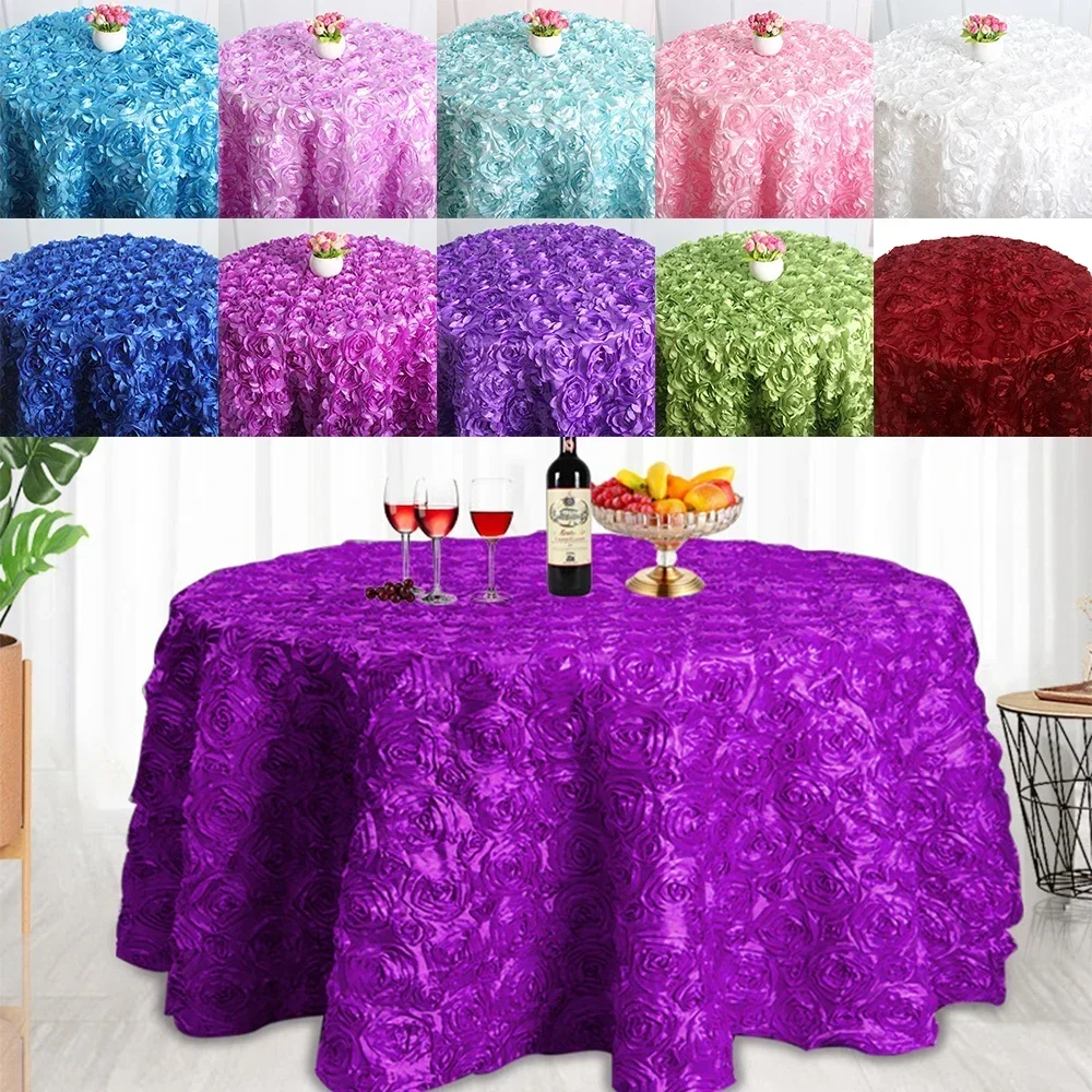 Romantic 3d Rose Tablecloth Floral Petal Round Table Cloth Wedding Tablecloth Decor Background Party Banquet Coffee Home Decor
Romantic 3d Rose Tablecloth Floral Petal Round Table Cloth Wedding Tablecloth Decor Background Party Banquet Coffee Home Decor