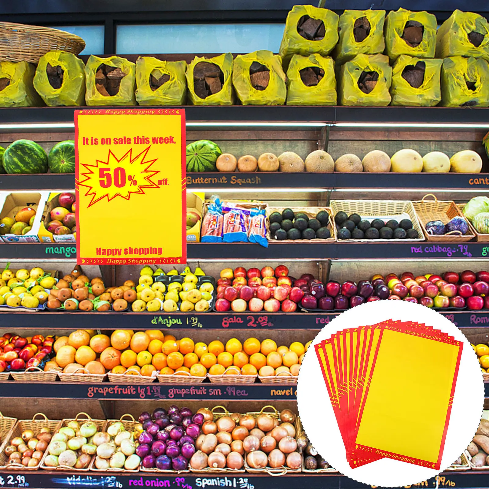 10Pcs Advertising Paper Signs Store Sale Price Tags Premium Coated Material Market Promotional Labels
10Pcs Advertising Paper Signs Store Sale Price Tags Premium Coated Material Market Promotional Labels