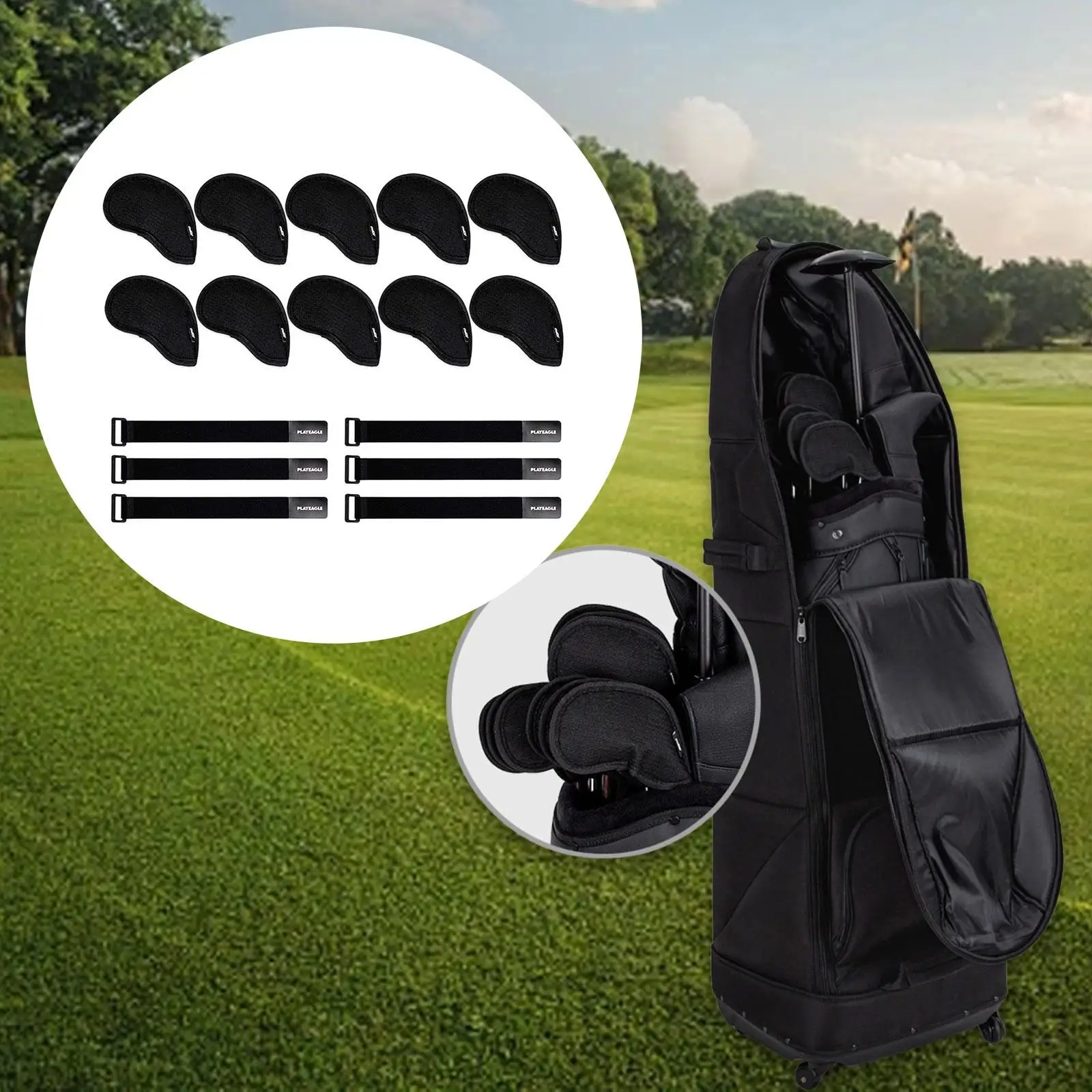 10Pcs Golf Iron Club Head Covers Protector Guard, Beginners Convenient Portable Protective Sleeve, Golf Iron Headcovers
10Pcs Golf Iron Club Head Covers Protector Guard, Beginners Convenient Portable Protective Sleeve, Golf Iron Headcovers