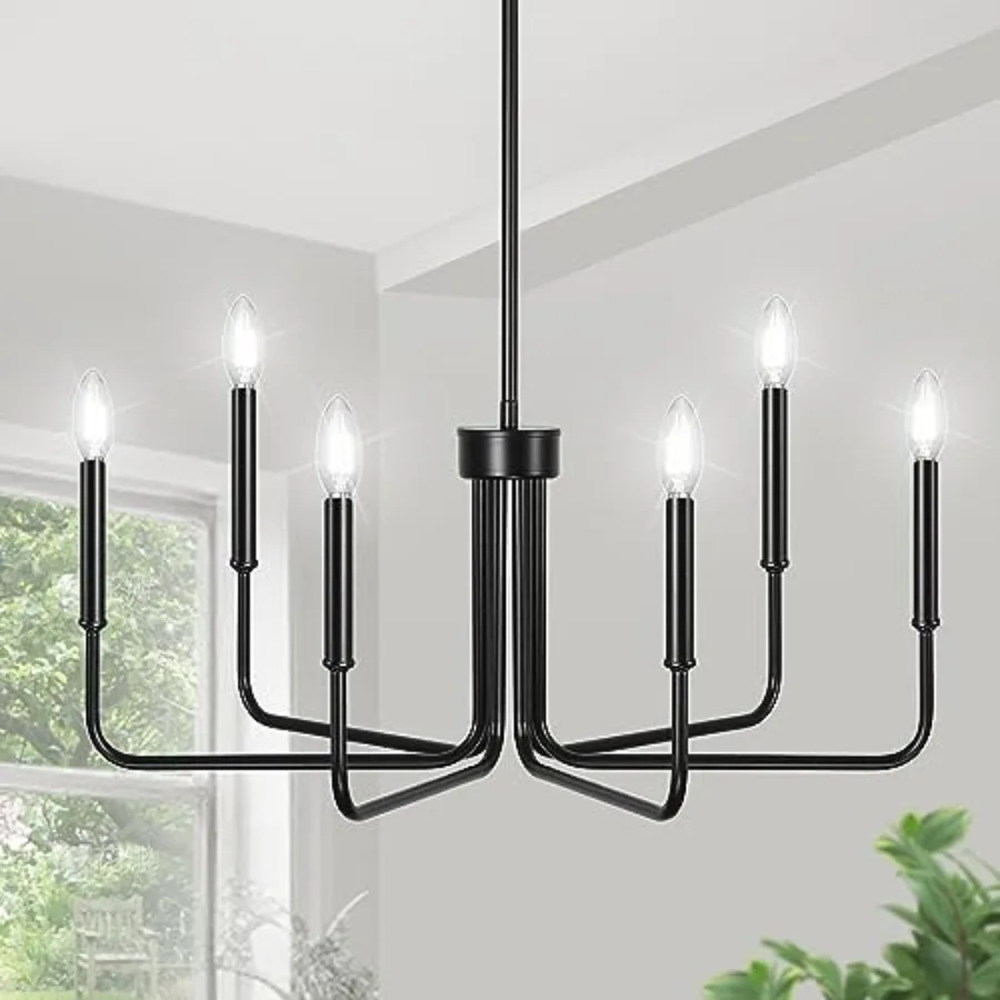 Cheliers, 6-Light Farmhouse Cheliers for Dining Room Light Fixture Adjustable Height, Rustic Industrial Modern Chandeliers for
Cheliers, 6-Light Farmhouse Cheliers for Dining Room Light Fixture Adjustable Height, Rustic Industrial Modern Chandeliers for