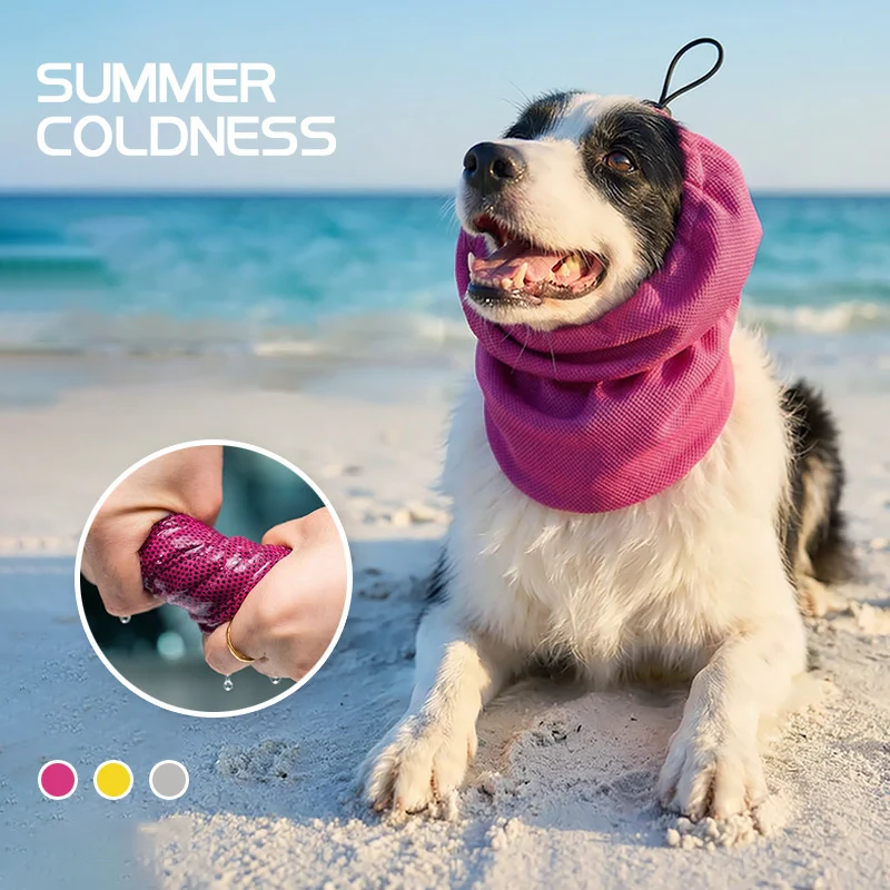 Breathable Quick Dry Dog Cooling Head Cover Elastic Adjustable Summer Cool Down Heat Relief Dog Snood Scarf Outdoor Accessories
Breathable Quick Dry Dog Cooling Head Cover Elastic Adjustable Summer Cool Down Heat Relief Dog Snood Scarf Outdoor Accessories