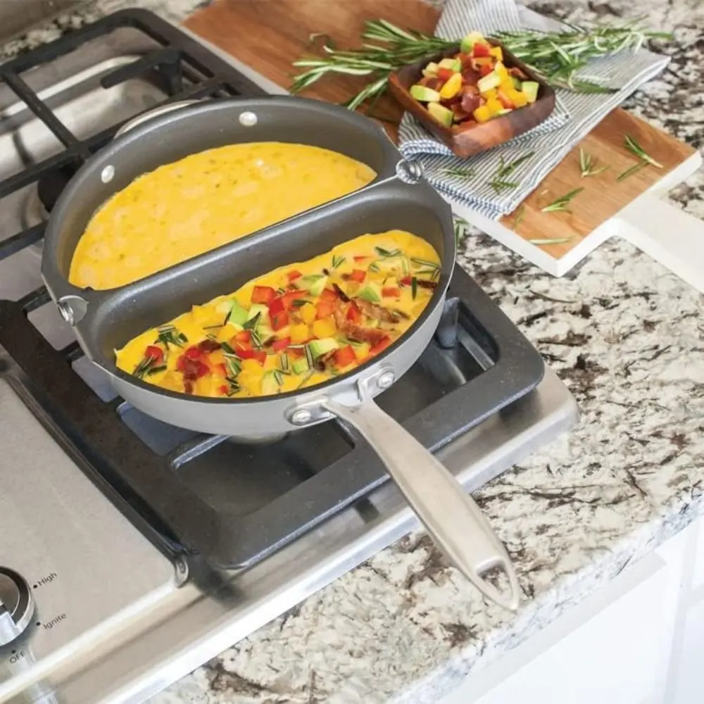 Portable Non-stick Folding Double-sided Frying Pan Fast Heat Lightweight Omelette Pan Aluminum Camping Frying Pan Travel
Portable Non-stick Folding Double-sided Frying Pan Fast Heat Lightweight Omelette Pan Aluminum Camping Frying Pan Travel