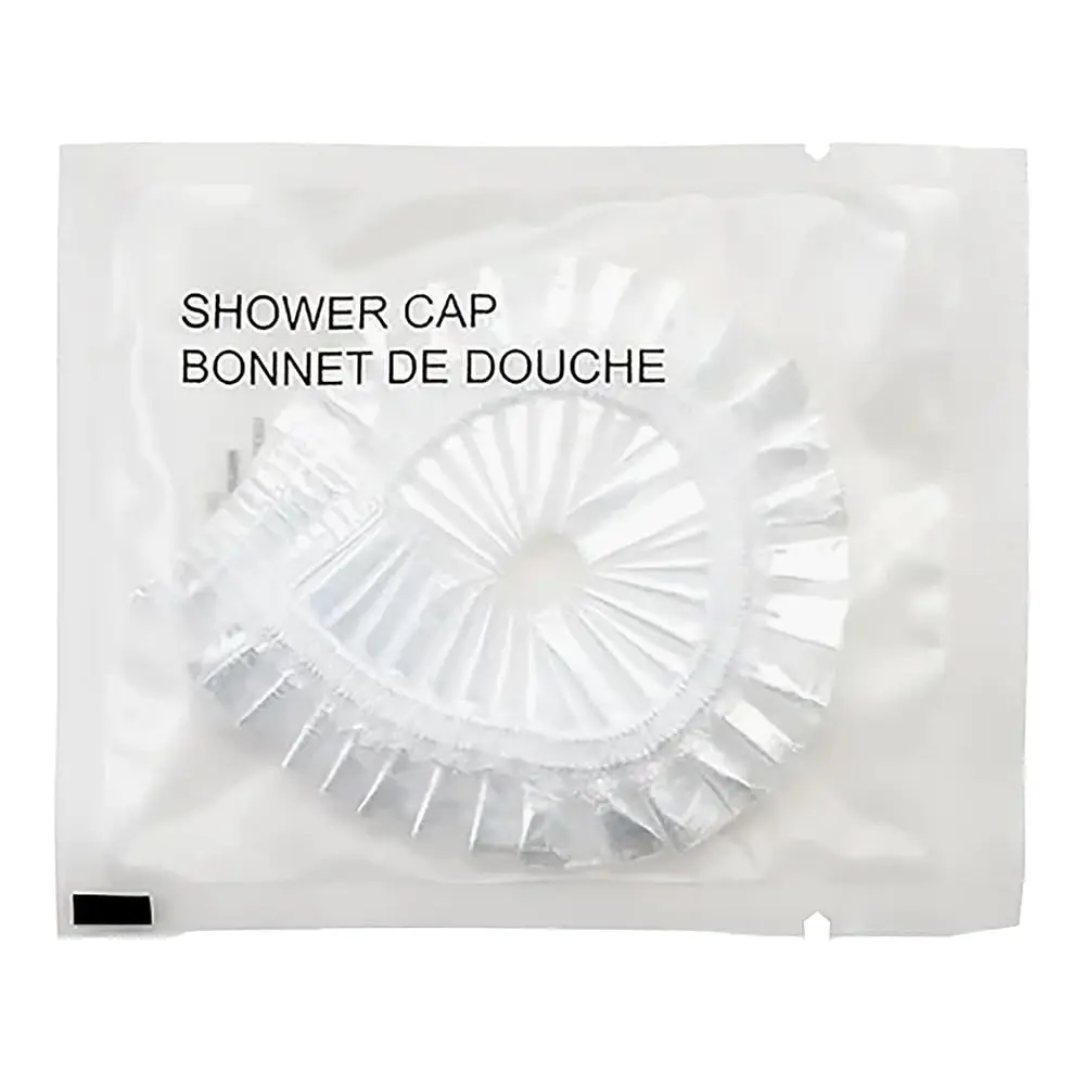 Waterproof Shower Cap (Clear Frosted Sachet), Travel Size Hotel Amenities, Airbnb
Waterproof Shower Cap (Clear Frosted Sachet), Travel Size Hotel Amenities, Airbnb