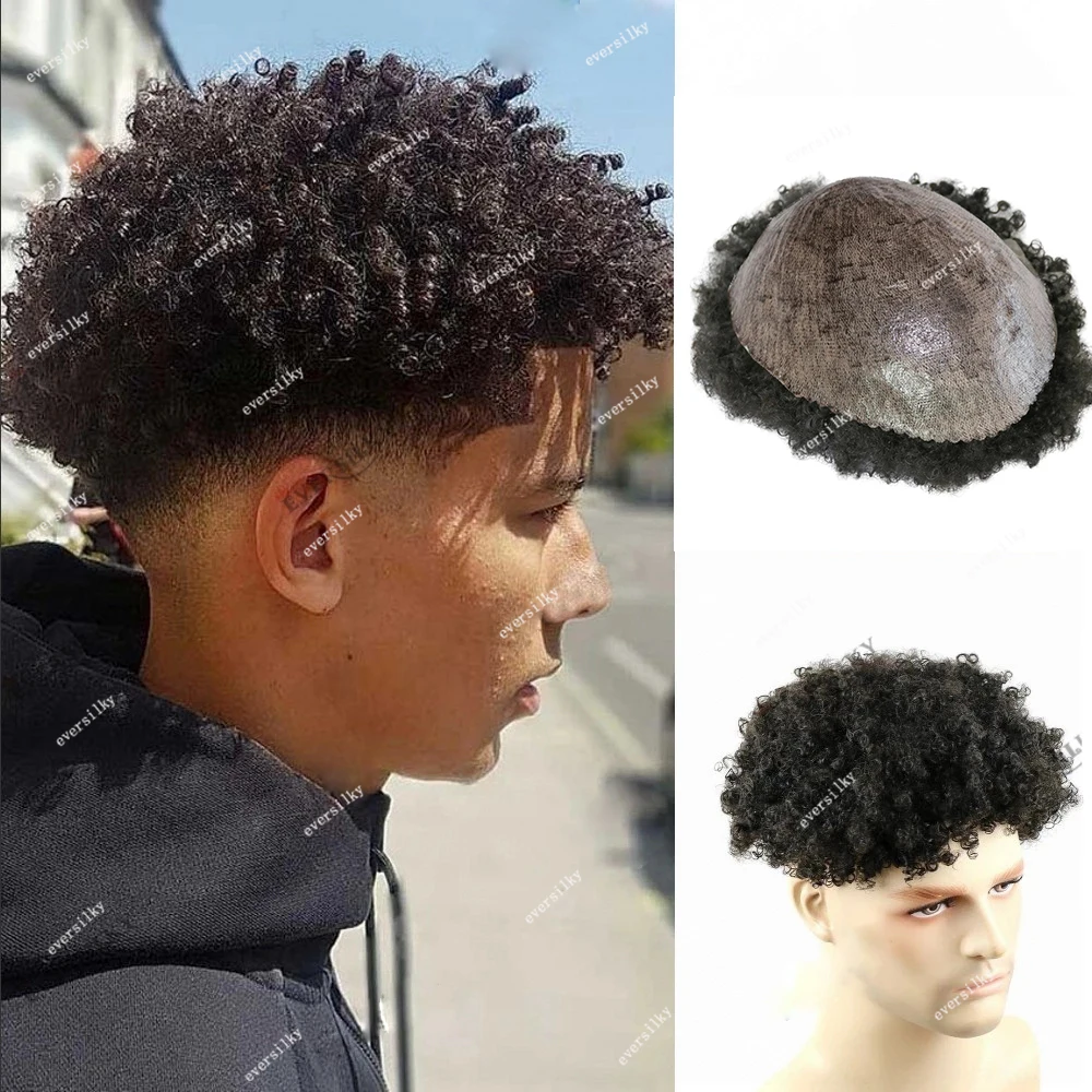 8mm Afro Curly African American Wigs Real Human Hair Replacement System Unit Prosthesis Durable Thin Skin Toupee Hair Pieces
8mm Afro Curly African American Wigs Real Human Hair Replacement System Unit Prosthesis Durable Thin Skin Toupee Hair Pieces
