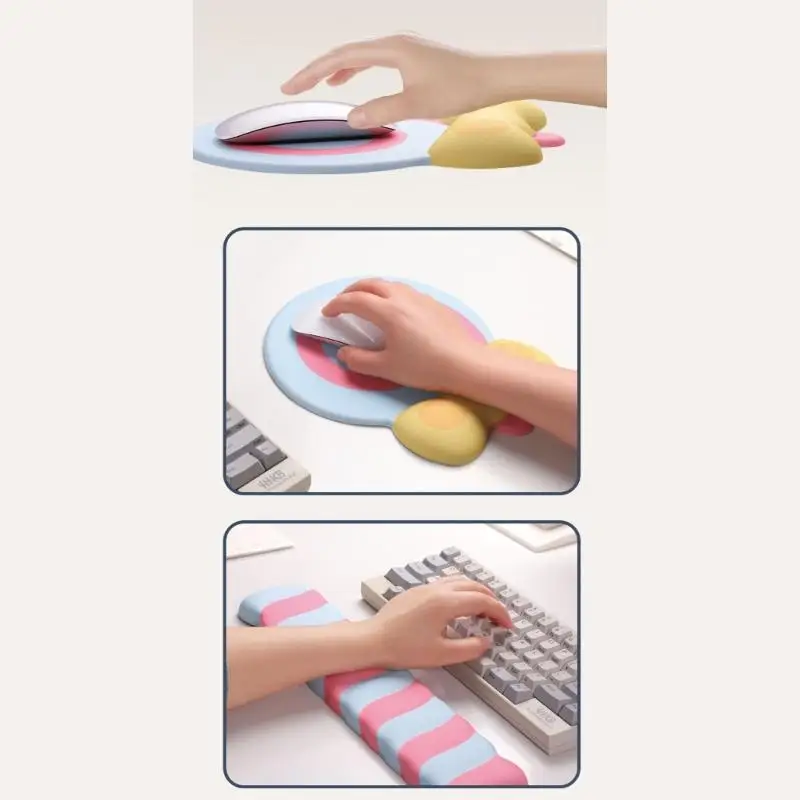R53C Antislip PU Base Mouse Pad And Keyboard Wrist Support With Soft Silicone Fill
R53C Antislip PU Base Mouse Pad And Keyboard Wrist Support With Soft Silicone Fill