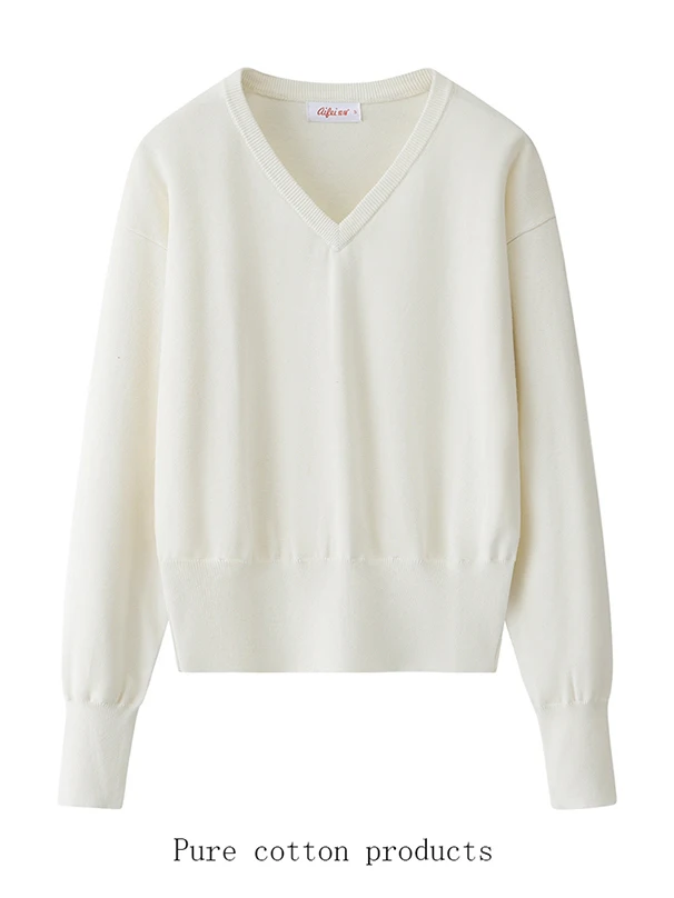 2026 New Pure Cotton V-Ne Knitted Base irt Small V-Ne Overhead No Pilling Classic Long Sve Women's Casual Loose Fit ...
2026 New Pure Cotton V-Ne Knitted Base irt Small V-Ne Overhead No Pilling Classic Long Sve Women's Casual Loose Fit ...