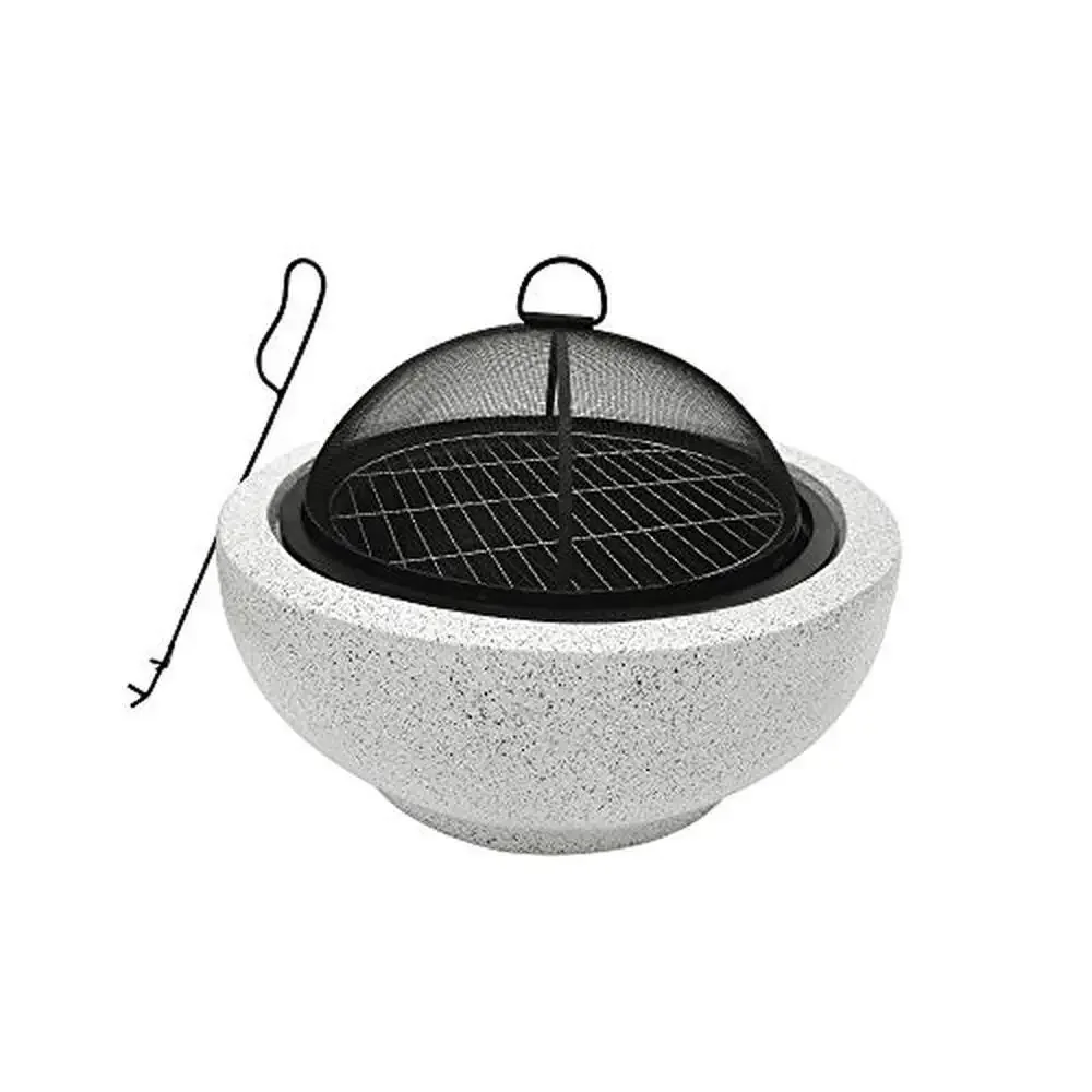 Round Outdoor Fire Pit Wood Burning Bonfire Stainless Steel Firebowl Poker BBQ Grill Rack Charcoal Stand
Round Outdoor Fire Pit Wood Burning Bonfire Stainless Steel Firebowl Poker BBQ Grill Rack Charcoal Stand