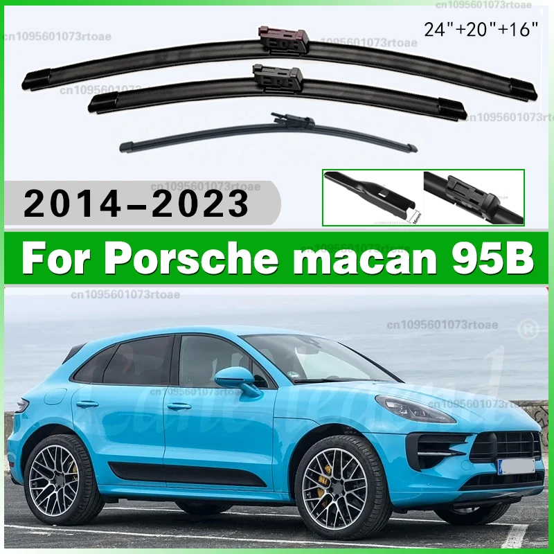 Front Rear Windscreen Wiper Blades For Porsche Macan MK1 95B 2014 - 2023 S GTS Turbo Sports Chrono Accessories Window Windshield
Front Rear Windscreen Wiper Blades For Porsche Macan MK1 95B 2014 - 2023 S GTS Turbo Sports Chrono Accessories Window Windshield