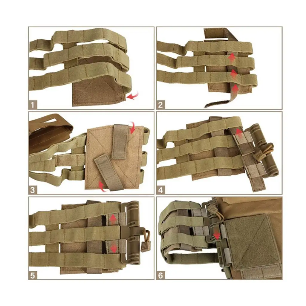 Nylon Quick Release Cummerbund Buckle Adapter Vest Panel for JPC MOLLE System Attachments
Nylon Quick Release Cummerbund Buckle Adapter Vest Panel for JPC MOLLE System Attachments