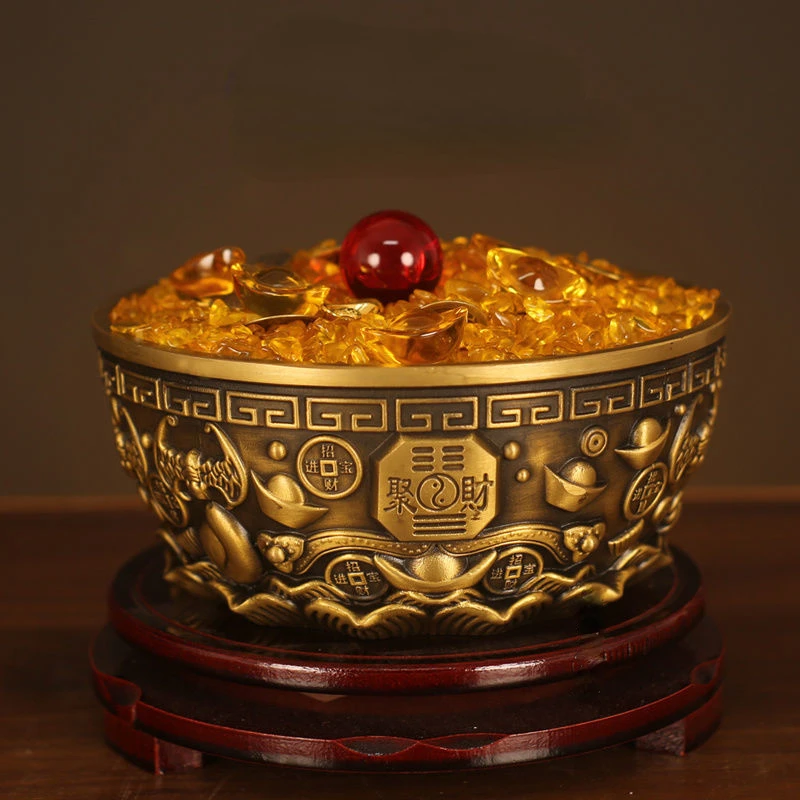 Fengshui сокровище из чистой меди, чаша для богатства, притяжение для дома, украшение для гостиной Shen Wansan
Fengshui сокровище из чистой меди, чаша для богатства, притяжение для дома, украшение для гостиной Shen Wansan