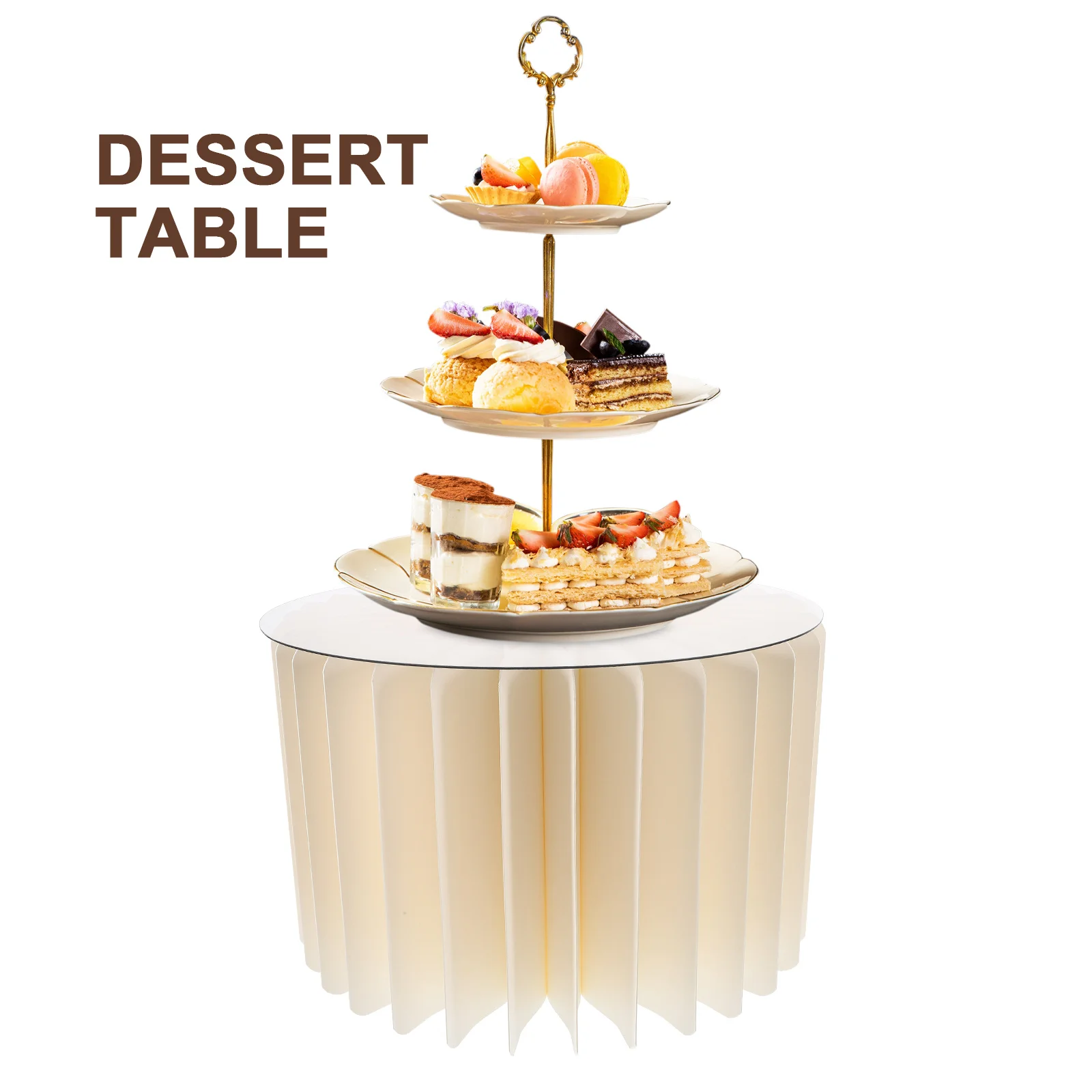 Round Foldable Paper Cylinder Pedestal Stand White Stable Structure Dessert Table Cake Display for Wedding Party Decor
Round Foldable Paper Cylinder Pedestal Stand White Stable Structure Dessert Table Cake Display for Wedding Party Decor