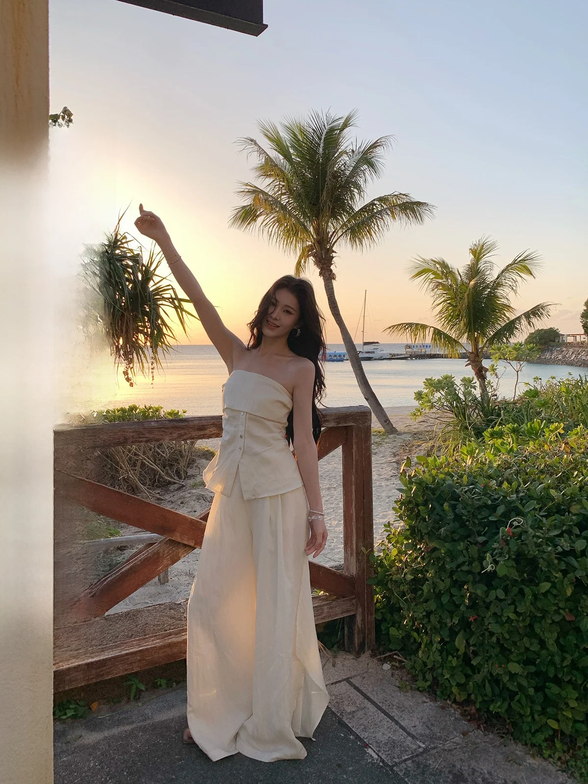 Iceollox oulder One-Piece Women's Summer Beachwear Set 2026 Spring Season Unique Sle Long Pants Svel Faionable
Iceollox oulder One-Piece Women's Summer Beachwear Set 2026 Spring Season Unique Sle Long Pants Svel Faionable